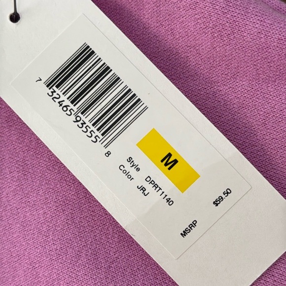 DKNY Pink Sweatshirt New with Tags size Medium crew neck sz Medium - Picture 13 of 13